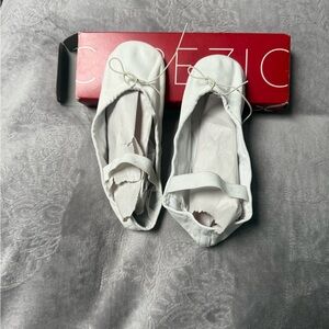 Capezio White Ballet Flats